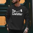 The Lawfather Father's Day Firm Lawyer Daddy Attorney Dad Men Sweatshirt