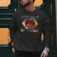 Leveled Up To Dad Of Twins Video Gamer Gaming Men Sweatshirt Leveled Up To Dad Of Twins Video Gamer Gaming Men Sweatshirt