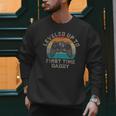 I Leveled Up To First Time Daddy Soon To Be Dad Men Sweatshirt