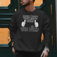 The Man Behind The Bump Baby Shower Shirts For Mom And Dad Men Sweatshirt