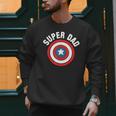 Marvel Father's Day Super Dad Captain America Shield Men Sweatshirt