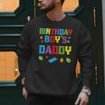 Master Builder Birthday Boy's Daddy Building Bricks Blocks Men Sweatshirt Master Builder Birthday Boy's Daddy Building Bricks Blocks Men Sweatshirt