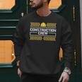 Matching Boys And Dad Mom Construction Digger Birthday Party Men Sweatshirt