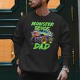 Monster Truck Dad Family Matching Birthday Party Fathers Day Men Sweatshirt