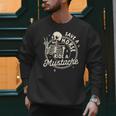 Mustache Dad Father’s Day Save A Horse Ride A Mustache Men Sweatshirt