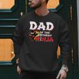 Ninja Birthday Party Dad Of The Birthday Ninja Small Men Sweatshirt