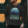 Ofishally Retired Fishing Retro Retirement Dad Men Men Sweatshirt Ofishally Retired Fishing Retro Retirement Dad Men Men Sweatshirt