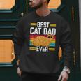 Orange Cat Best Cat Dad Ever Orange Tabby Cat Men Sweatshirt