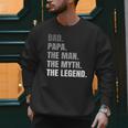 Papa Dad Legend Men Grandpa Christmas Father's Day Birthday Men Sweatshirt