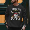 Pirate Papa Skull Family Matching Costume Dad Grandpa Men Men Sweatshirt Pirate Papa Skull Family Matching Costume Dad Grandpa Men Men Sweatshirt