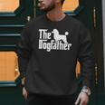 Poodle The Dogfather Cool Dog Daddy Dad Papa Father Men Kids Men Sweatshirt