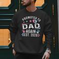 Promoted To Dad Again Est 2026 Vintage Dad Men Sweatshirt