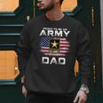 Proud To Be An Army Dad With American Flag Veteran Men Sweatshirt