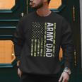 Proud Army Dad United States USA Flag For Father's Day Men Sweatshirt