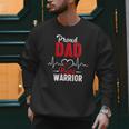 Proud Dad Of a Heart Warrior CHD Awareness Shirt Gift Men Sweatshirt