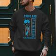 Proud Dad Of A T1D Warrior Type 1 Diabetes Awareness Men Sweatshirt
