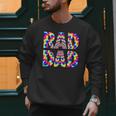 Rad Dad Trippy Hippie Tie-Dye Rainbow 70s Vibes Novelty Men Sweatshirt Rad Dad Trippy Hippie Tie-Dye Rainbow 70s Vibes Novelty Men Sweatshirt