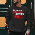Red Cheer Dad Family Father Cheerleader Squad Men Sweatshirt