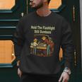 Retro Hold The Flashlight Still Dumbass Car Fixing Dad Son Men Sweatshirt