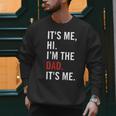 Retro It's Me Hi I'm The Dad It's Me For Dad Men Sweatshirt