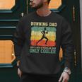 Retro Running Dad Runner Marathon Athlete Humor Outfit Men Sweatshirt