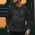 Roleplaying Dice Gamer Dragon Dad Stat Skills Wielding Men Sweatshirt