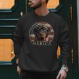Rottie Dog Mom Dad 'Merica Rottweiler Men Sweatshirt