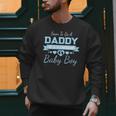 Soon To Be A Daddy Of a Handsome Baby Boy Announcement Men Sweatshirt