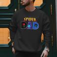 Spider Dad Shirt Birthday Fathers Day Halloween Costumes Pjs Men Sweatshirt