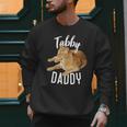 Tabby Daddy Cat Lover Saying Graphic Men Sweatshirt
