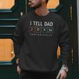 I Tell Dad Jokes Periodically Punny Fathers Day Dad Jokes Men Sweatshirt
