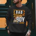 Vehicle Construction Excavator Dad Of The Birthday Boy Small Men Sweatshirt