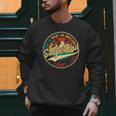 Vintage Awesome Single Dad Retro Fathers Day For Dad Grandpa Men Sweatshirt