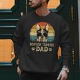 Vintage Boston Terrier Dad Dog Lovers Father's Day Tee Men Sweatshirt