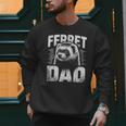 Vintage Ferret Dad Ultimate Pet Lover Ferret Owner Men Sweatshirt