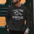 Vintage First Time Uncle 2026 Hand Dad Baby Father's Day Men Sweatshirt Vintage First Time Uncle 2026 Hand Dad Baby Father's Day Men Sweatshirt
