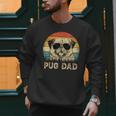 Vintage Pug Dad Dog Lovers Father's Day Tee Men Sweatshirt