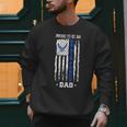 Vintage USA Flag Proud To Be An US Air Force Dad Men Sweatshirt