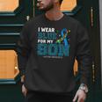 I Wear Blue For My Son Autism Awareness Mom Dad Parents Men Sweatshirt