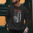 Welder Dad Like A Normal Dad Only Cooler USA Flag Welding Men Sweatshirt