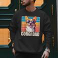 Welsh Corgi Pembroke Dog Corgi Dad -Adults Small Classic Fit Short Sleeve Cotton Polyester Blend Men Sweatshirt