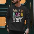 Wild Dada Zoo Theme Birthday Safari Jungle Matching Party Men Sweatshirt