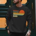 World's Okayest Dad Father Retro Vintage Men Sweatshirt