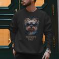 Yorkie Dad Cute Cool Dog In Sunglasses C Men Sweatshirt