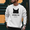 Cat Judging You Silently Cat Mom Dad Premium Tri-Blend Men Sweatshirt