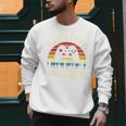 Cute Vintage Dad Level Unlocked Funny Gamer New Daddy Father Men Sweatshirt