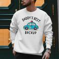 Father Son Daughter Daddy's Best Backup Father's Day Toddler Men Sweatshirt