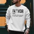 Fathor Like Dad Just Way Mightier Father's Day FA-Thor Men Sweatshirt