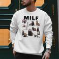 MILF Man I Love Ferrets Ferret Mom Dad Ferret Owner Men Sweatshirt