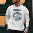 Reel Cool Grandpa Fishing Dad Father's Day Fisherman Men Sweatshirt